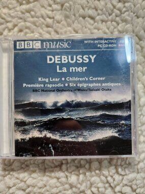 BBC Music Debussy La Mer CD BBC National Orchestra of Wales Tadaaki Otaka Stereo